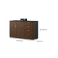 Medieval Modern File Cabinet Storage Wooden Frame Lateral File Cabinet