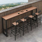 1/2/5 Pieces Modern Rectangular Pub Table Set Artificial Wooden Bistro Table Set Clearhalo 'Bar Furniture' 'furn' 'furn_home_bar_bar_sets' 'Furniture' 'Home Bars & Bar Sets' 'home_bar_bar_sets' 'Kitchen & Dining Furniture' 1200x1200_de209257-8974-45f0-a9c9-d2b529266545