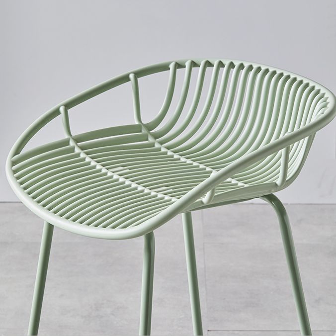 Moderner Barhocker Metallstockschocken mit Metallbeinen für Zuhause