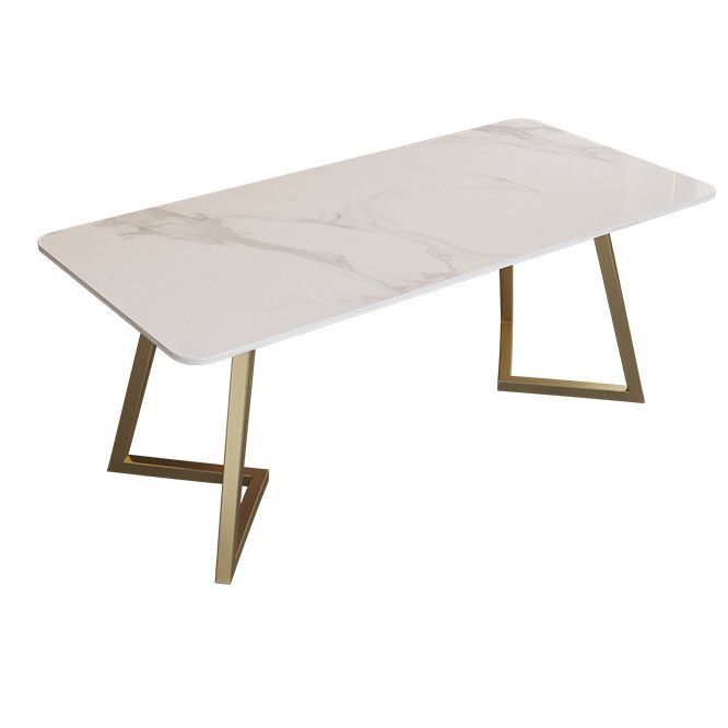 Oficina de 29.53 pulgadas de altura escritura de escritura de 1 estante de oficina con patas de metal