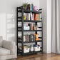 Scandinavian Style Bookcase Open Back Bookshelf for Home Office with Casters Clearhalo 'Bookcases' 'furn' 'furn_bookcases' 'Furniture' 'furniture_bookcases' 'kitchen' 'kitchen_bookcases' 'Living Room Furniture' 'Office Furniture' 1200x1200_de22b8e7-0bcf-4cd2-bc8b-a889c0335308