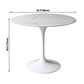 Simplicity Round Dining Table Sintered Stone Table with White Tulip Base for Dining Room Clearhalo ' dining_table' 'Dining Tables & Seating' 'Dining Tables' 'furn' 'furn_dining_table' 'Furniture' 'furniture_dining_table' 'Kitchen & Dining Furniture' 'kitchen&dining_furn' 'kitchen' 'kitchen_dining_table' 1200x1200_de23665e-2b02-43d5-8a3a-04187ebe7e4d