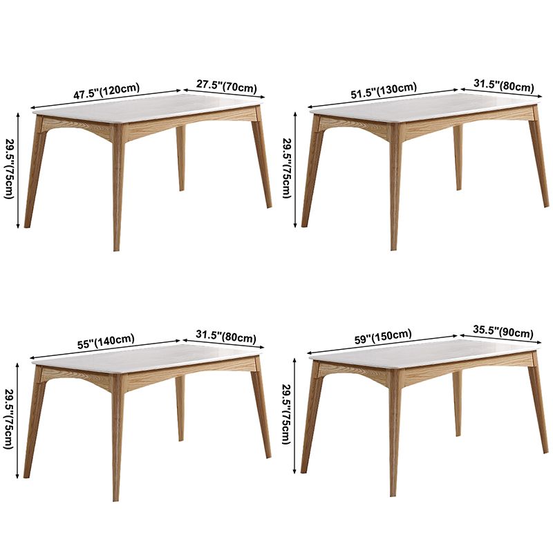 Simple Style Marble Dining Table 4 Legs Base Rectangle Table for Kitchen Clearhalo ' dining_table' 'Dining Tables & Seating' 'Dining Tables' 'furn' 'furn_dining_table' 'Furniture' 'furniture_dining_table' 'Kitchen & Dining Furniture' 'kitchen&dining_furn' 'kitchen' 'kitchen_dining_table' 1200x1200_de23d4cc-bdcd-4408-a307-6f59f4db2529