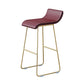 Industrial Armless Counter Stool Solid Wave Seat Bar Chair with Metal Legs Clearhalo 'Bar Furniture' 'Bar Stools' 'bar_stools' 'furn' 'furn_bar_stools' 'Furniture' 'Kitchen & Dining Furniture' 1200x1200_de241152-95ad-4d40-b08b-14f4fee2e997