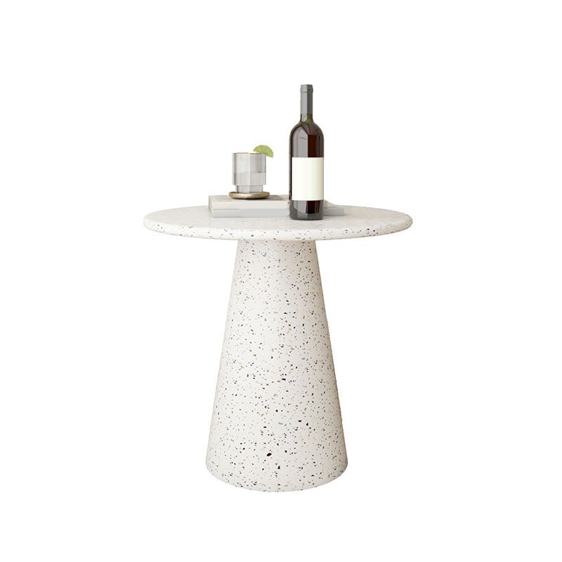 Round White Metal Coffee Table Modern Cocktail Table for Living Room Clearhalo 'Coffee & Accent Tables' 'Coffee Tables' 'coffee_tables' 'furn' 'furn_coffee_tables' 'Furniture' 'Living Room Furniture' 1200x1200_de25492d-1afe-4e04-b916-ea11c9cca456