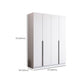 Engineered Wood Wardrobe Cabinet Modern Style Soft Close Doors Wardrobe Closet