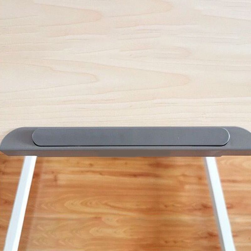 Contemporary Writing Desk Wooden Standing Desk with Caster Wheel