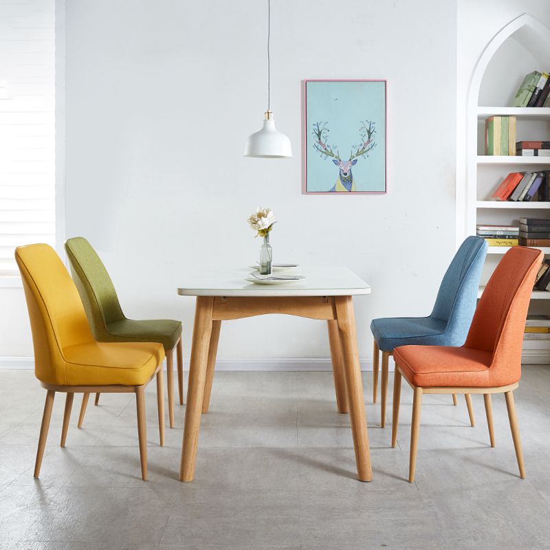 Contemporary Style Metal Dining Chairs Dining Arm Side Chair for Kitchen Clearhalo ' kitchen&dining_furn' 'Dining Chairs' 'Dining Tables & Seating' 'dining_chair' 'furn' 'furn_dining_chair' 'Furniture' 'furniture_dining_chair' 'Kitchen & Dining Furniture' 'kitchen' 1200x1200_de2b10ae-329c-4823-9464-dff4806978c7