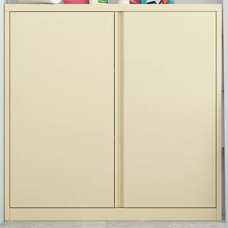 Armoire à accent moderne armoire de rangement beige avec résistant à l'eau
