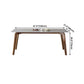 Rectangle Grey Top Dining Table Mid-Century Modern Sintered Stone Table with 4 Legs Clearhalo ' dining_table' 'Dining Tables & Seating' 'Dining Tables' 'furn' 'furn_dining_table' 'Furniture' 'furniture_dining_table' 'Kitchen & Dining Furniture' 'kitchen&dining_furn' 'kitchen' 'kitchen_dining_table' 1200x1200_de2cab98-883a-4426-9205-1fcd12bb0198