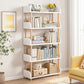 Contemporary Wood Bookcase Etagere Bookshelf for Home Office
