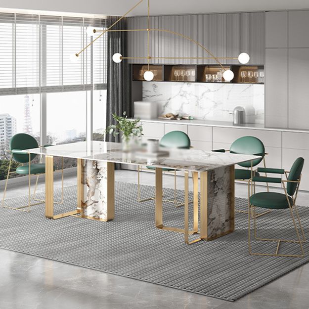 Nordic Cushioned Dining Chair 33"H King Louis Back Side Chair with Metal Base for Restaurant Clearhalo ' kitchen&dining_furn' 'Dining Chairs' 'Dining Tables & Seating' 'dining_chair' 'furn' 'furn_dining_chair' 'Furniture' 'furniture_dining_chair' 'Kitchen & Dining Furniture' 'kitchen' 1200x1200_de2cfd45-b360-4cd8-9e85-c74b1f4dd6e2