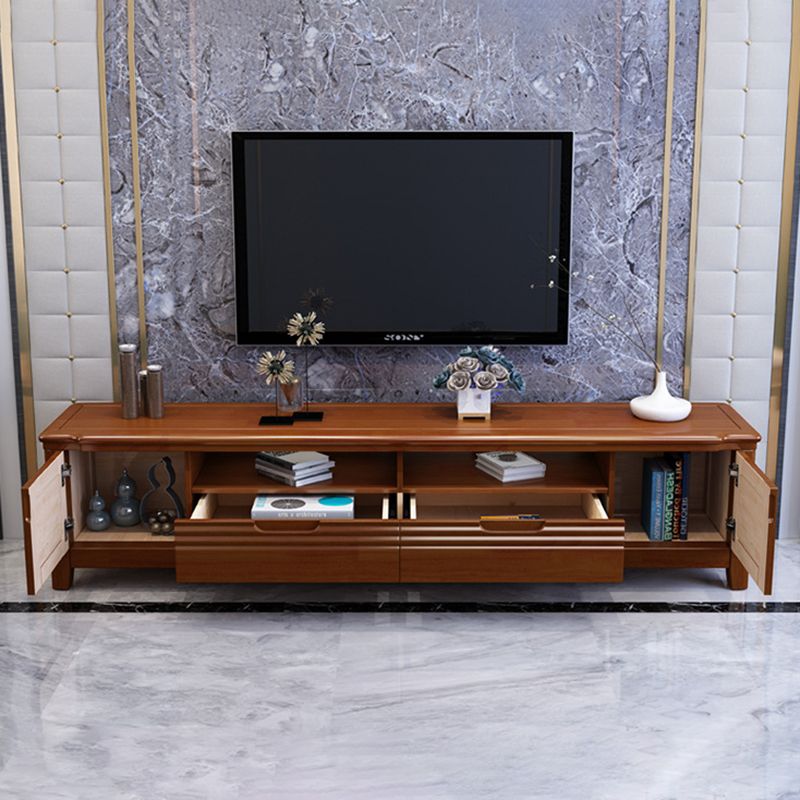Porta TV tradizionale Porta TV in legno Console con cassetti