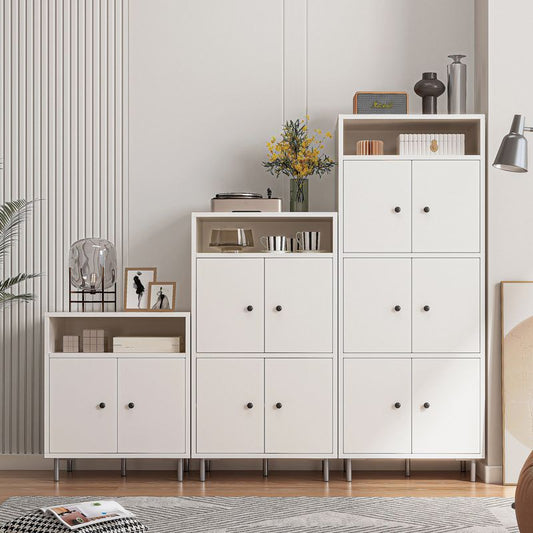 Knobs Storage Cabinet Square Straight Legs Wood Chest With Doors Clearhalo 'Cabinets & Chests' 'cabinets_chests' 'furn' 'furn_cabinets_chests' 'Furniture' 'Living Room Furniture' 1200x1200_de2e14fd-1468-4cc3-b567-91c953b2dbf0