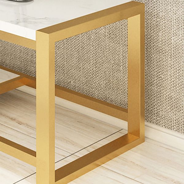 Glam Media Console Console de rangement ouverte pour salon