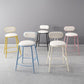 Scandinavian Footrest Milk Tea Shop Stool Matte Finish Iron Bar Stool Clearhalo 'Bar Furniture' 'Bar Stools' 'bar_stools' 'furn' 'furn_bar_stools' 'Furniture' 'furniture_bar_stools' 'Kitchen & Dining Furniture' 1200x1200_de2f9f5c-5def-46f7-aef2-2c637e43904f