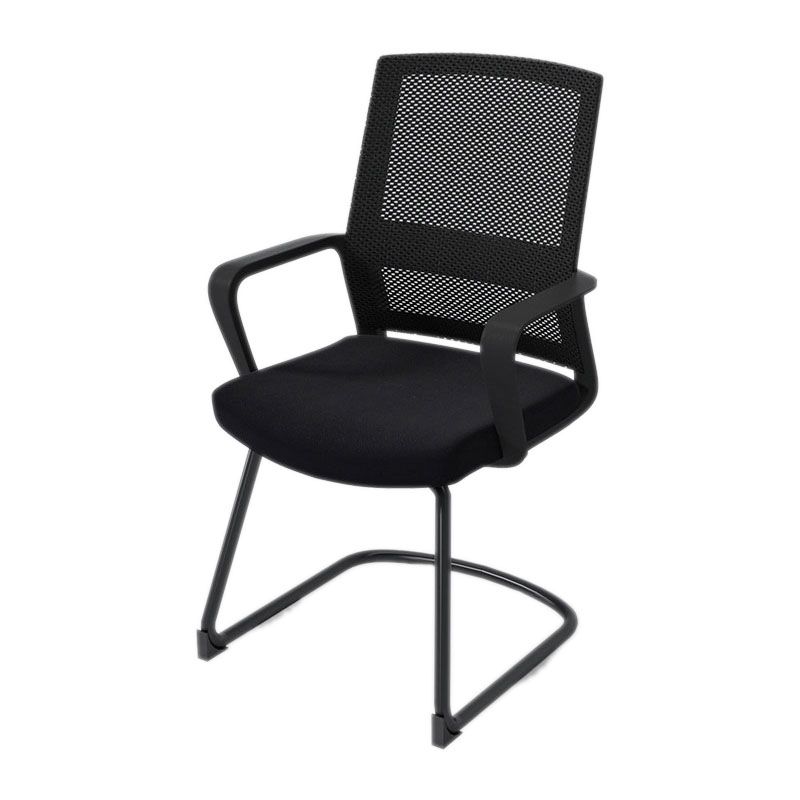 Black Mid-Back Office Chair Mesh-back Arms Included Task Chair Clearhalo 'furn' 'furn_office_chair' 'Furniture' 'Office Chairs' 'Office Furniture' 'office_chair' 1200x1200_de318b44-b378-444d-a7b8-9624718a8c37