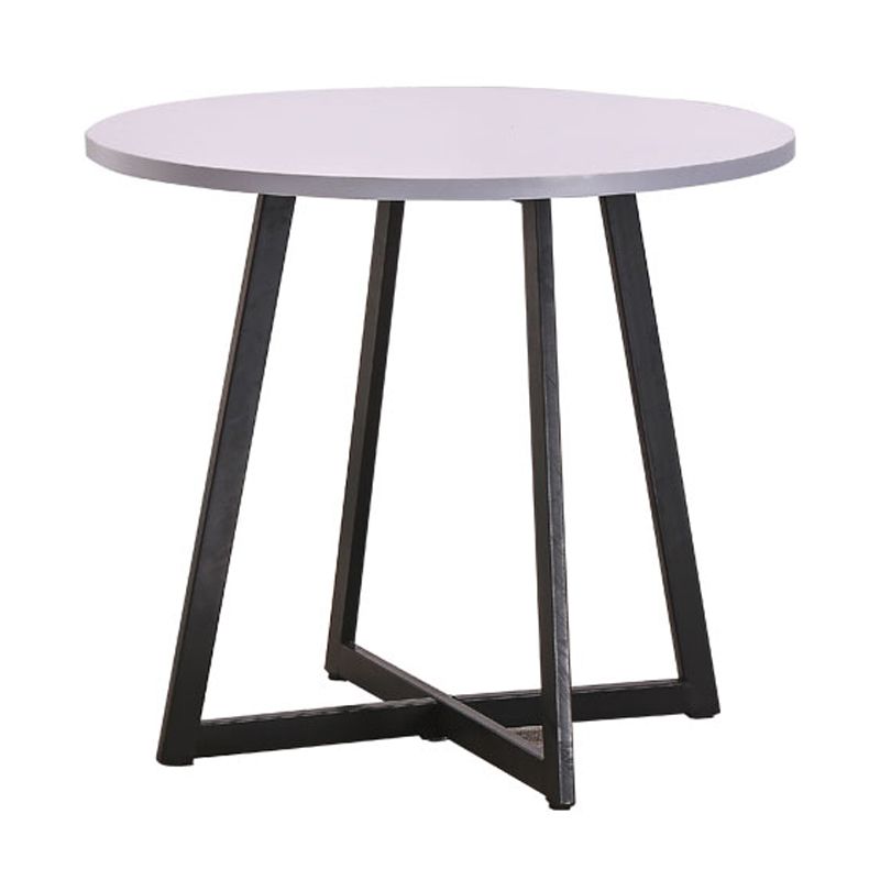 Metal Contemporary Dining Table Indoor Round Table for Kitchen Clearhalo ' dining_table' 'Dining Tables & Seating' 'Dining Tables' 'furn' 'furn_dining_table' 'Furniture' 'furniture_dining_table' 'Kitchen & Dining Furniture' 'kitchen&dining_furn' 'kitchen' 'kitchen_dining_table' 1200x1200_de31babe-1ed8-49b5-9d97-7d1bec5cd303