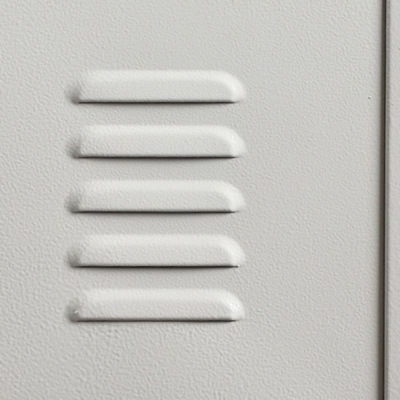 Eigentijdse garderobe metalen witte kleur garderobe kast voor slaapkamer