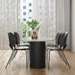 Simplicity Style Furniture Oval Double Pedestal Dining Site Table for Dining Room Clearhalo 'Dining Tables & Seating' 'Dining Tables' 'dining_table' 'furn' 'furn_dining_table' 'Furniture' 'furniture_dining_table' 'Kitchen & Dining Furniture' 'kitchen' 'kitchen_dining_table' 1200x1200_de32c055-4621-4234-b11b-e80e8435dc99