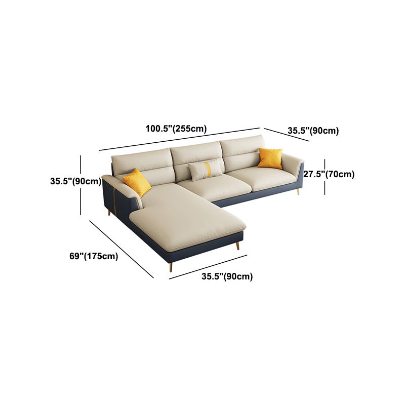 Klappe Armlehnenpolsterungssofa Bett weiße Imitation Ledermahlholz -Rahmensofa