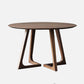 Pine Solid Wood Dining Table Round Wood Dining Table for Kitchen