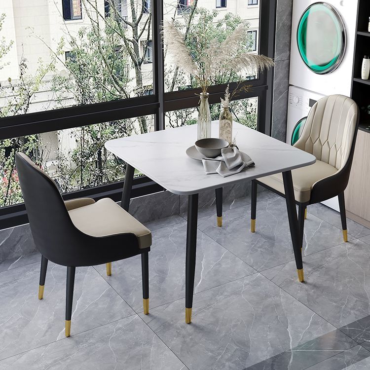 Industrial Style Dining Site Table Stone Dining Room Home Furniture for Home Clearhalo ' dining_table' 'Dining Tables & Seating' 'Dining Tables' 'furn' 'furn_dining_table' 'Furniture' 'furniture_dining_table' 'Kitchen & Dining Furniture' 'kitchen&dining_furn' 'kitchen' 'kitchen_dining_table' 1200x1200_de359452-52da-46a0-9ce4-ee674782238f