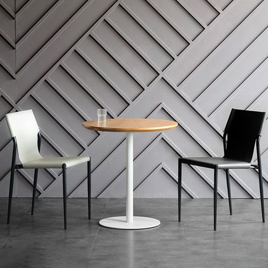 Industrial Leather Dining Room Chairs Armless Metal Dining Chairs for Restaurant Use Clearhalo ' kitchen&dining_furn' 'Dining Chairs' 'Dining Tables & Seating' 'dining_chair' 'furn' 'furn_dining_chair' 'Furniture' 'furniture_dining_chair' 'Kitchen & Dining Furniture' 'kitchen' 1200x1200_de3b0e84-d079-4e9b-a499-bda635f5dc14