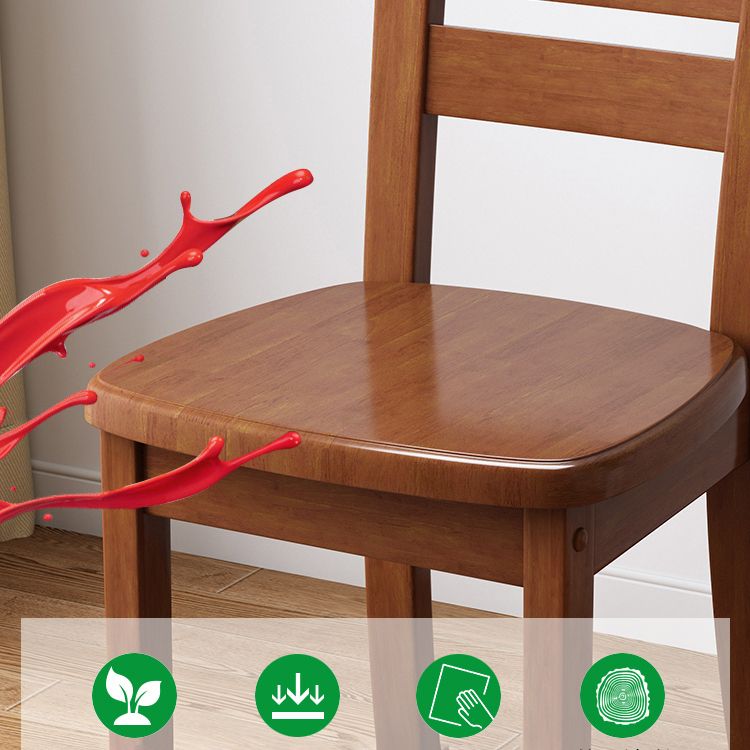 Contemporary Indoor-Outdoor Wood Chair Home Armless Ladder Back Dining Chair Clearhalo ' kitchen&dining_furn' 'Dining Chairs' 'Dining Tables & Seating' 'dining_chair' 'furn' 'furn_dining_chair' 'Furniture' 'furniture_dining_chair' 'Kitchen & Dining Furniture' 'kitchen' 1200x1200_de3c7c1e-58d3-4244-98f7-282677c19d12