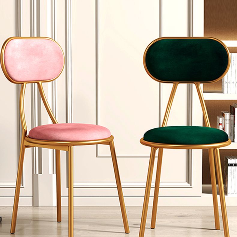 Nordic Design Stacking Open Back Side Chairs Upholstered Side Chair Clearhalo ' kitchen&dining_furn' 'Dining Chairs' 'Dining Tables & Seating' 'dining_chair' 'furn' 'furn_dining_chair' 'Furniture' 'furniture_dining_chair' 'Kitchen & Dining Furniture' 'kitchen' 1200x1200_de3c83b1-e7c0-48d0-b1d6-3c91ab4a7a07