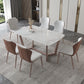 Slate Dining Table Rectangle Modern Dining Table for Dining Room
