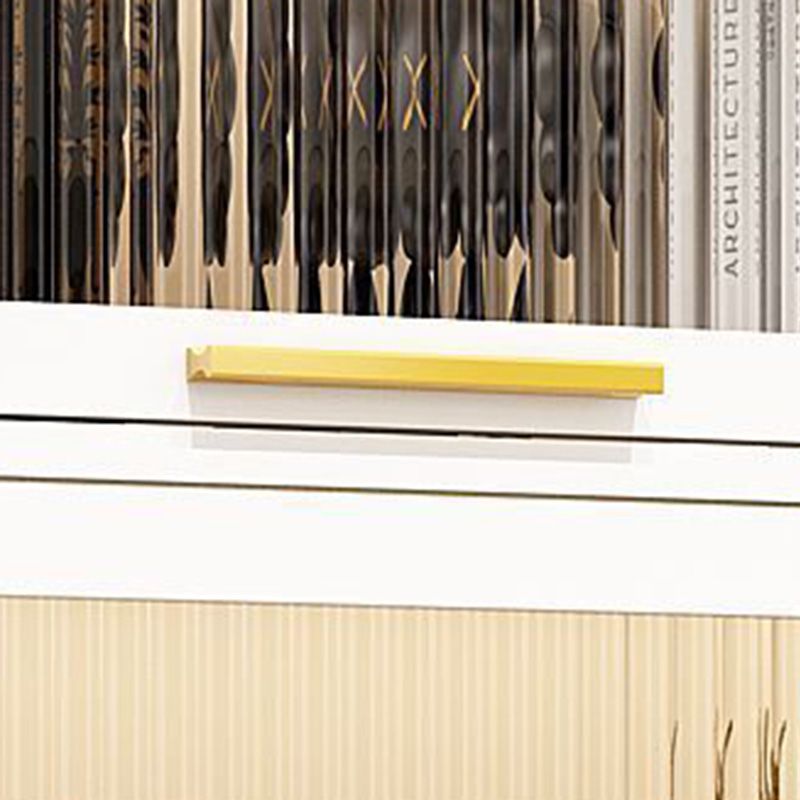 Modern Engineered Wood Bookcase White Standard Shelf with Door Clearhalo 'Bookcases' 'furn' 'furn_bookcases' 'Furniture' 'Office Furniture' 1200x1200_de43e320-dd91-4c44-b5f3-e10804b74804