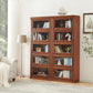 Modern Style Vertical Standard Bookcase Wooden Closed Back Bookshelf Clearhalo 'Bookcases' 'furn' 'furn_bookcases' 'Furniture' 'furniture_bookcases' 'Office Furniture' 1200x1200_de454205-548e-4ff2-b570-610feaab2f37