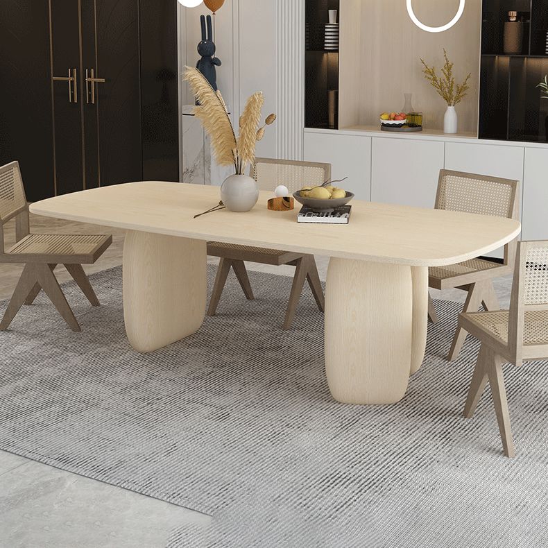 Solid Wood Furniture with Chairs 1/2/4/5 Pcs Modern Dinette Set for Home Use Clearhalo 'Dining Room Sets' 'Dining Tables & Seating' 'dining_room_set' 'furn' 'furn_dining_room_set' 'Furniture' 'Kitchen & Dining Furniture' 1200x1200_de4559ae-479b-4502-af03-6b0aa58b16e0