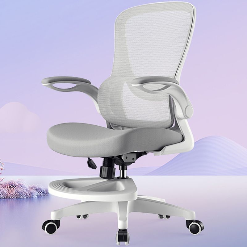 Silla de escritorio de brazos extraíbles modernos sin angustia silla de diapositivas ergonómica con ruedas