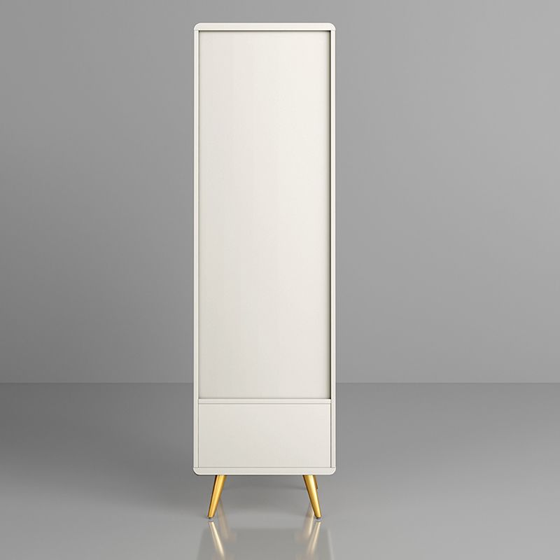 Glam Closed Back Book Shelf Engineered Wood Bookcase with Drawer Clearhalo 'Bookcases' 'furn' 'furn_bookcases' 'Furniture' 'Office Furniture' 1200x1200_de4861cc-a6d3-4b67-82da-cc25bdd0897c