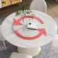 Modern Style Dining Table Round White Sintered Stone Dining Table for Home Use Clearhalo ' dining_table' 'Dining Tables & Seating' 'Dining Tables' 'furn' 'furn_dining_table' 'Furniture' 'furniture_dining_table' 'Kitchen & Dining Furniture' 'kitchen&dining_furn' 'kitchen' 'kitchen_dining_table' 1200x1200_de4aea42-cffe-473b-b7f2-ece383cd4443