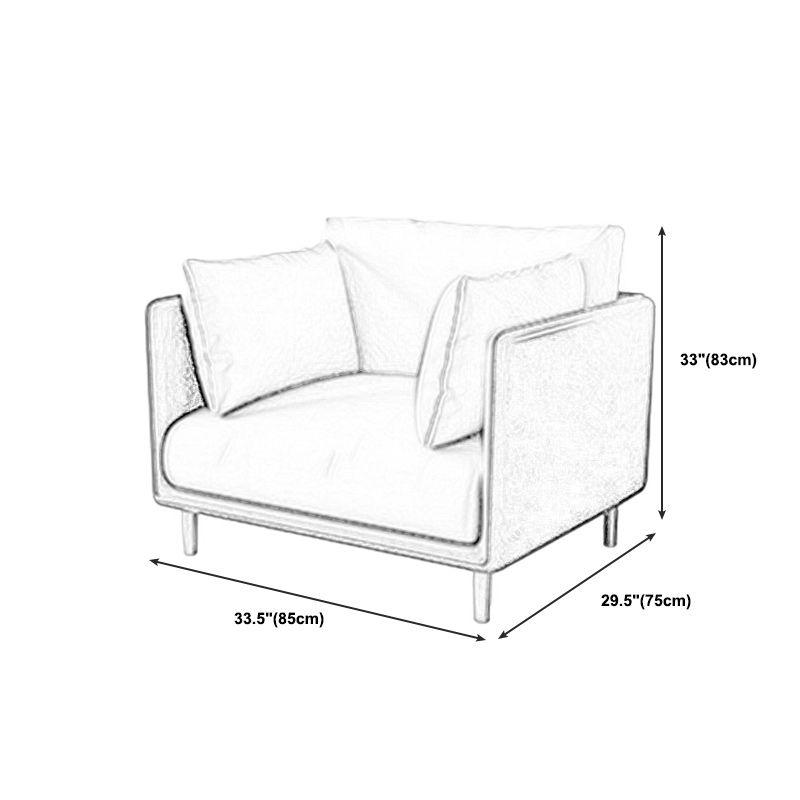 Green and White Stain Resistant Settee Sofa Leather Square Arm Loveseat Clearhalo 'furn' 'furn_sofas' 'Furniture' 'furniture_sofas' 'kitchen' 'kitchen_sofas' 'Living Room Furniture' 'Sofa' 'sofas' 1200x1200_de4fc60e-e443-4583-8422-889b0378a3ad