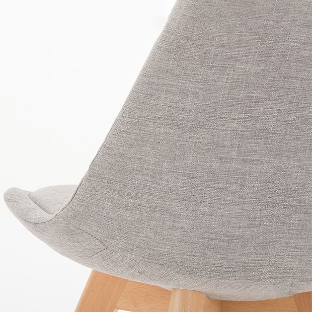 Scandinavian Wood Dining Kitchen Room Side Chair Solid Back Chair Clearhalo ' kitchen&dining_furn' 'Dining Chairs' 'Dining Tables & Seating' 'dining_chair' 'Furniture' 'furniture_dining_chair' 'Kitchen & Dining Furniture' 'kitchen' 1200x1200_de520c31-bf55-4e7c-a0e5-1782bd62c1b2