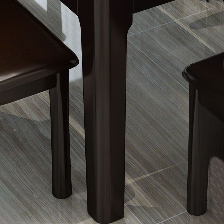 Traditional 4 Legs Dining Table Extendable Dining Table for Dining Room