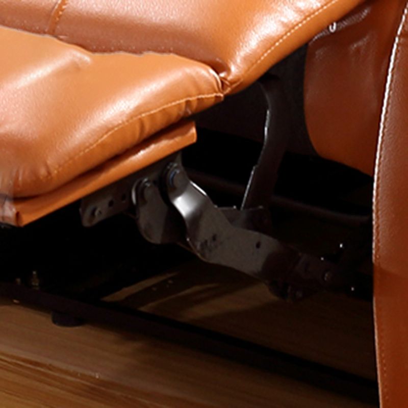 Sedia da tappezzeria contemporanea reclinabile standard in leatine con piede indipendente