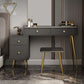 4 Drawers Makeup Table Desk Vanity - 30.7"H Vanity Table with Cabinets