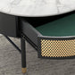 Luxurious Slate Round Top Coffee Table Set with Storage Drawer Clearhalo 'Coffee & Accent Tables' 'Coffee Tables' 'coffee_tables' 'furn' 'furn_coffee_tables' 'Furniture' 'Living Room Furniture' 1200x1200_de567b82-8428-4445-8928-0f32ba29c69a