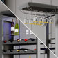 Modern Rectangle Bar Table Artificial Wood Table with Wine Cabinet for Living Room Clearhalo 'Bar Furniture' 'Bar Tables' 'bar_tables' 'furn' 'furn_bar_tables' 'Furniture' 'Kitchen & Dining Furniture' 1200x1200_de59843a-6c27-495b-add6-76525cb812fc