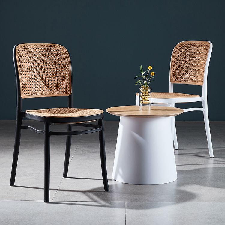 Modern Style Dining Chair Plastic Dining Armless Side Chair for Kitchen Clearhalo ' kitchen&dining_furn' 'Dining Chairs' 'Dining Tables & Seating' 'dining_chair' 'furn' 'furn_dining_chair' 'Furniture' 'furniture_dining_chair' 'Kitchen & Dining Furniture' 'kitchen' 1200x1200_de5a60a7-153c-4e89-9b15-ebb43bf06ea5