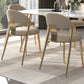 Nordic Glam Sintered Stone Round Table Set 1/4/5/7 Pieces Dining Set