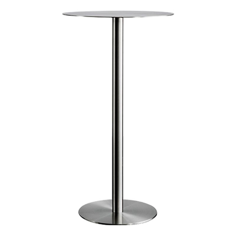 Industrial Round Bar Counter Table Metal Dining Table for Kitchen Clearhalo 'Bar Furniture' 'Bar Tables' 'bar_tables' 'furn' 'furn_bar_tables' 'Furniture' 'furniture_bar_tables' 'Kitchen & Dining Furniture' 1200x1200_de5c1d69-8956-4864-a99a-070d1416c477