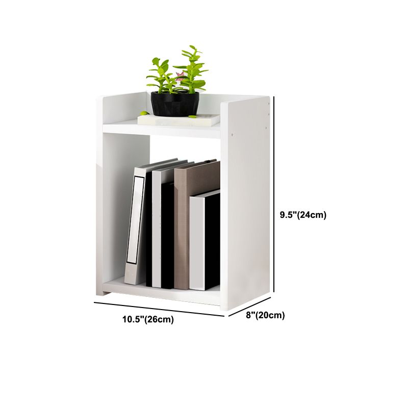 Wooden Bookcase Modern Style Home Living Room Corner Bookshelf