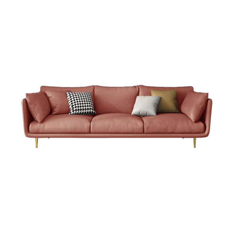 Modern Style Square Armrest High-density Sponge Seat Filled Solid Wood Base Sofa Clearhalo 'furn' 'furn_sofas' 'Furniture' 'furniture_sofas' 'kitchen' 'kitchen_sofas' 'Living Room Furniture' 'Sofa' 'sofas' 1200x1200_de654b06-805d-4a40-a211-a00c3ffaad43
