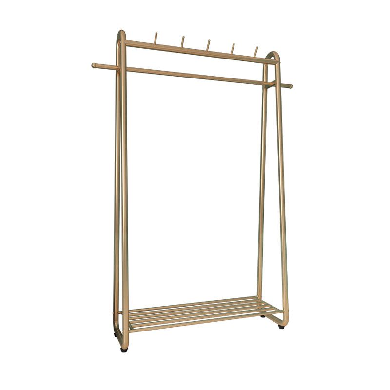 Estante de pelaje industrial Metálico Ganchos independientes Ratch de abrigo para el hogar para el hogar